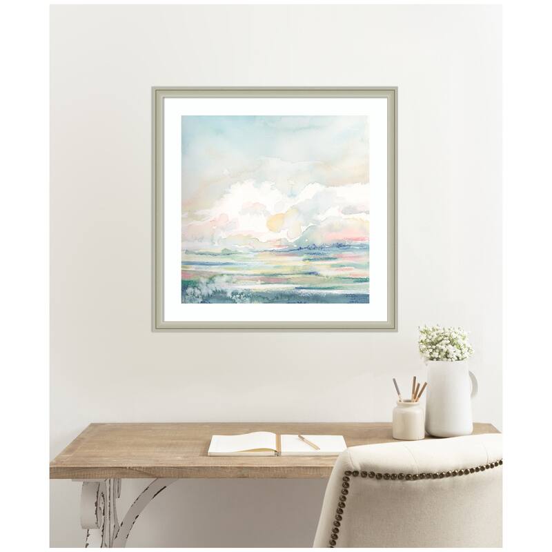 Kate and Laurel Framed Art Stillness by Julie Maida