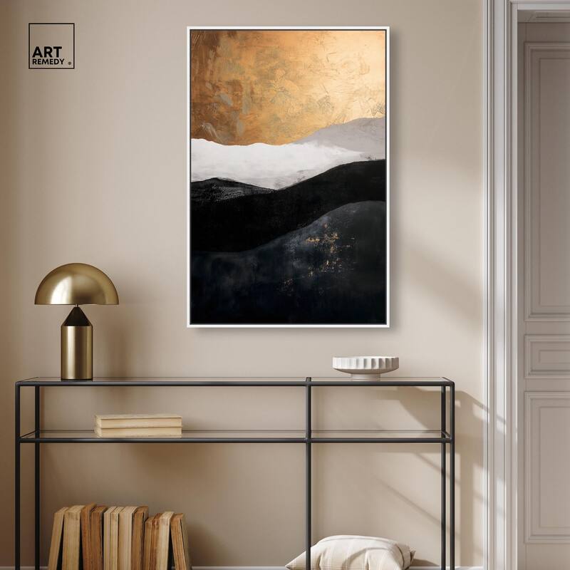 Golden Vista I Canvas by Art Remedy