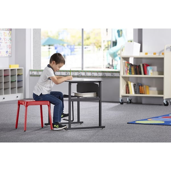 slide 2 of 18, Small Steel Kid Stool, 15" Sturdy Kids Chair