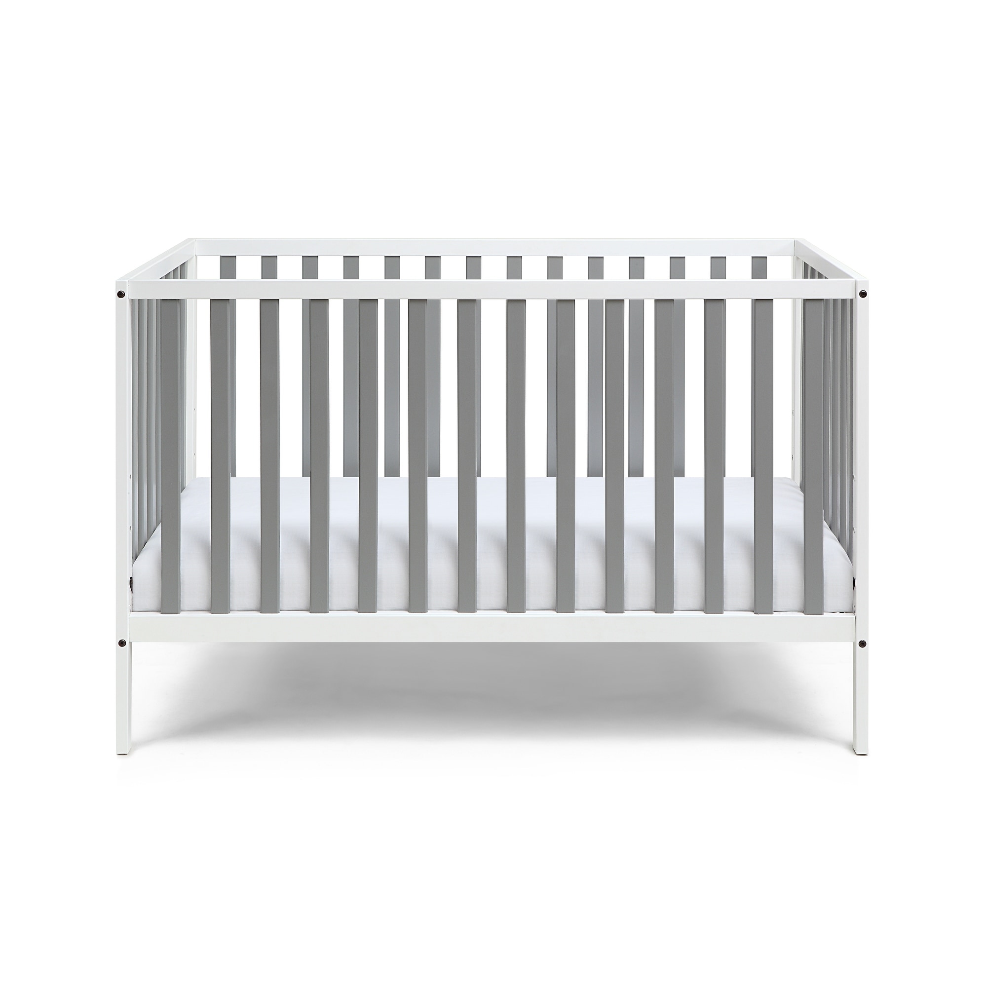Gray and White Solid and Manufactured Wood Standard Three In One Convertible Crib Gray and White Solid and Manufactured Wood Standard Three In One Convertible Crib