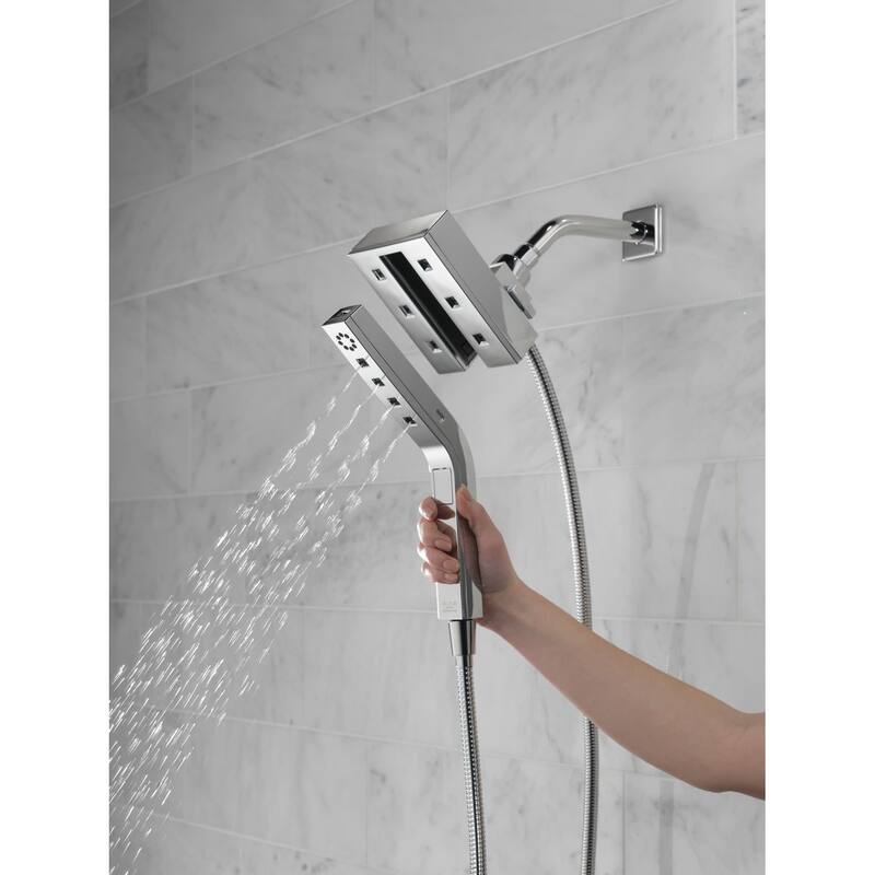 Delta In2ition 2.5 GPM Multi Function Shower Head with H2Okinetic and