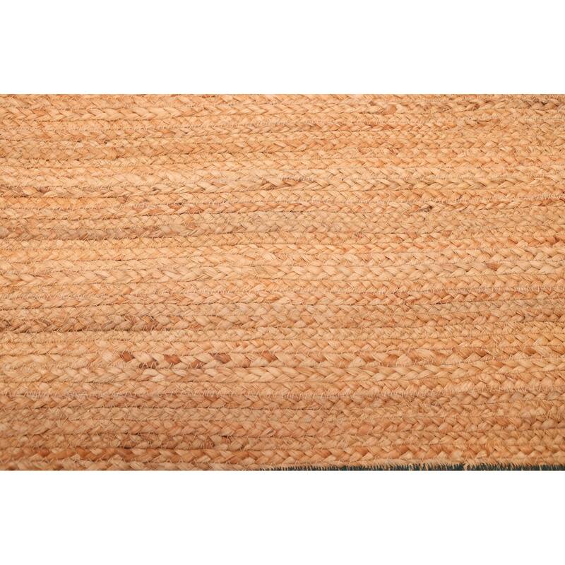 ECARPETGALLERY Braided Weave Palas Denizli Tan Jute Rug - 4'1 x 5'10