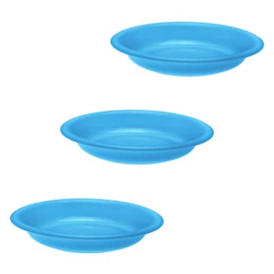 Plastic Plate 15-Ounce Microwavable,Dishwasher Safe