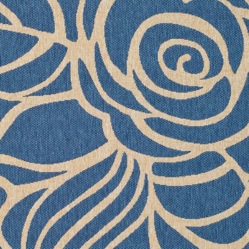 SAFAVIEH Courtyard Lorrayne Floral Geo Indoor/ Outdoor Area Rug