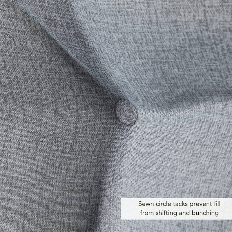 Outdoor 21 x 42-inch Seat/Back Chair Cushion (Set of 2) (Cushions Only)