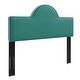 preview thumbnail 47 of 57, Dawn King/California King Performance Velvet Headboard Teal
