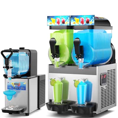 Commercial Slushy Machine, 3L/6L/12L/24L/36L, Self-Cleaning, for Margaritas, Alcoholic Beverages, Smoothies, and Soft Ice Cream