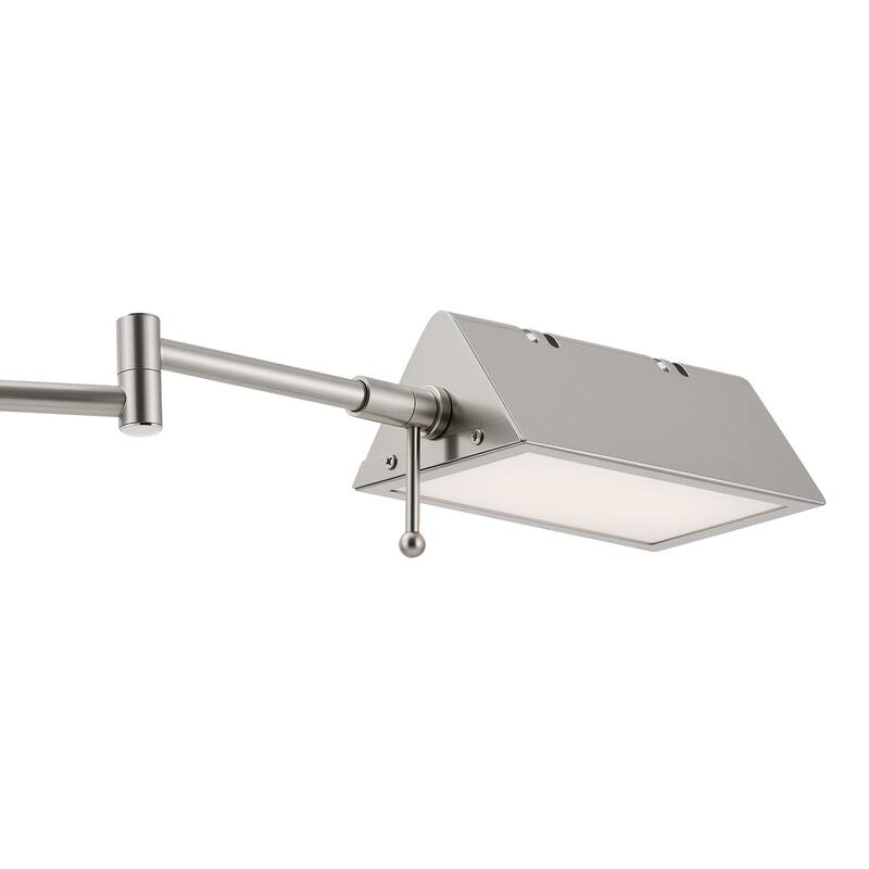 56" Dimmable LED Task Floor Lamp with Adjustable Height Swing Arms 3 Color Temperatures