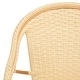 preview thumbnail 23 of 68, SAFAVIEH California Outdoor Bistro 26-inch Counter Stool with Arms - 23" W x 26" D x 43" H