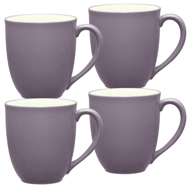 Noritake Colorwave Set Of 4 Mugs, 12 Oz. - Plum