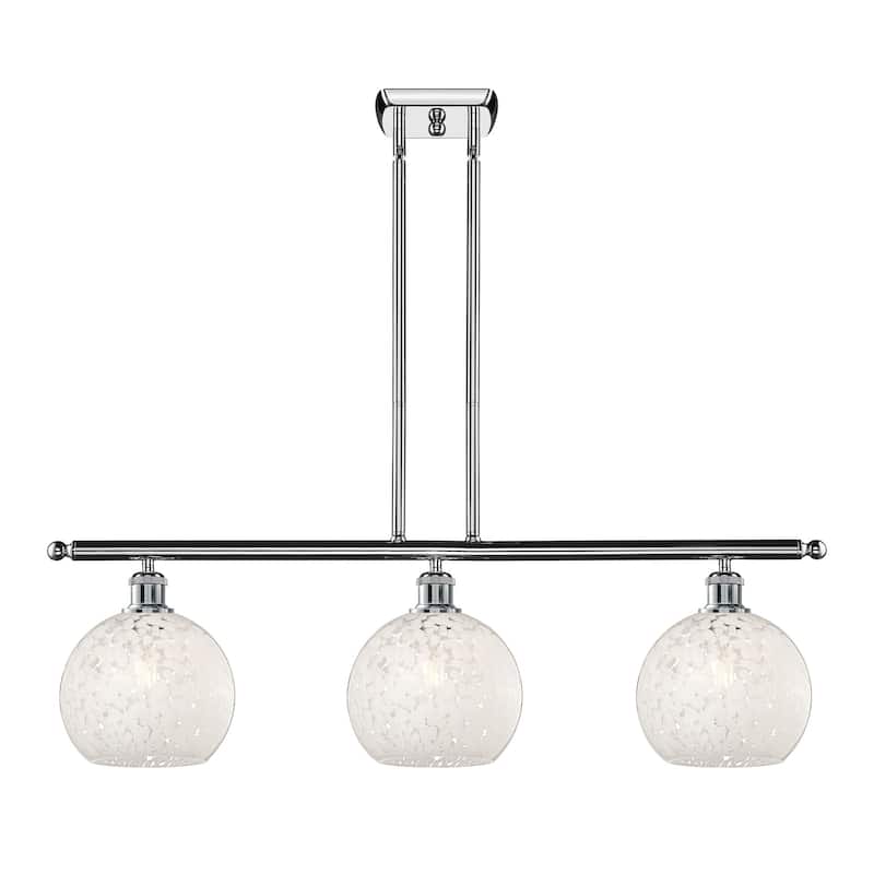 Innovations Lighting 516-3I-11-36-White Mouchette-Indoor Pendant Large