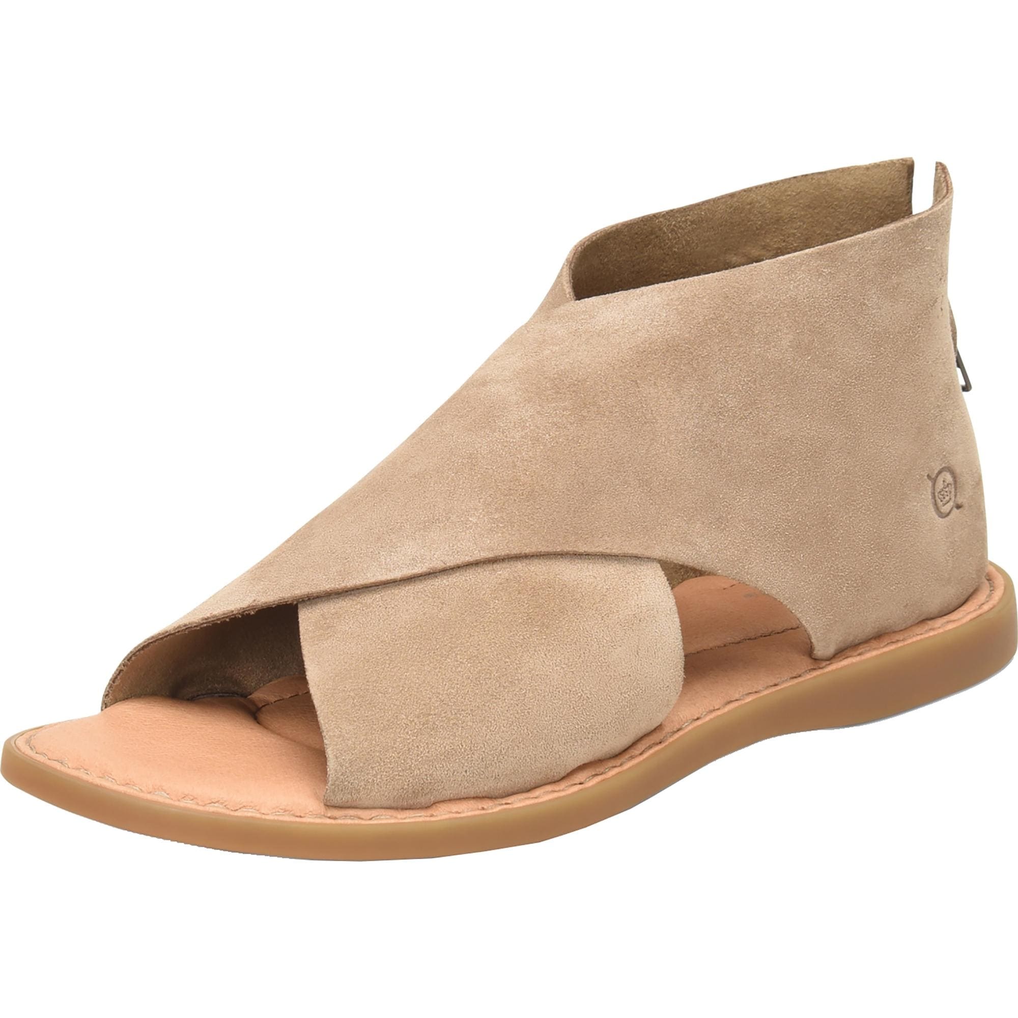 taupe sandals flat
