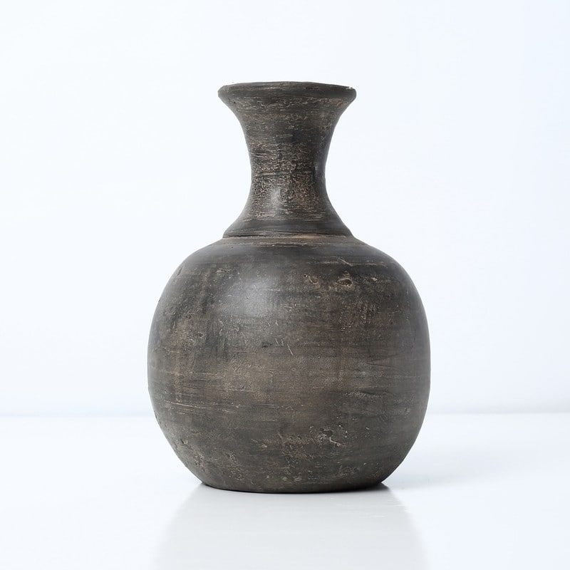 Approx. 8.7" H Charcoal Gray Pitcher Vintage Style (3" opening)