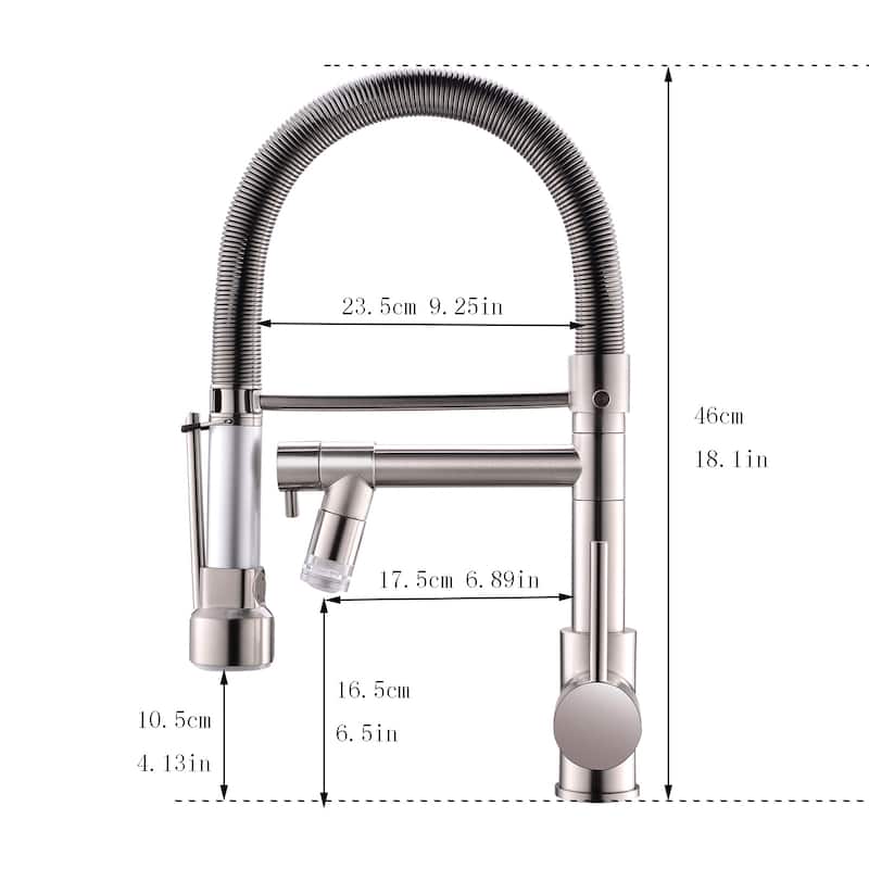 Single Hole Pull Out Kitchen Faucet