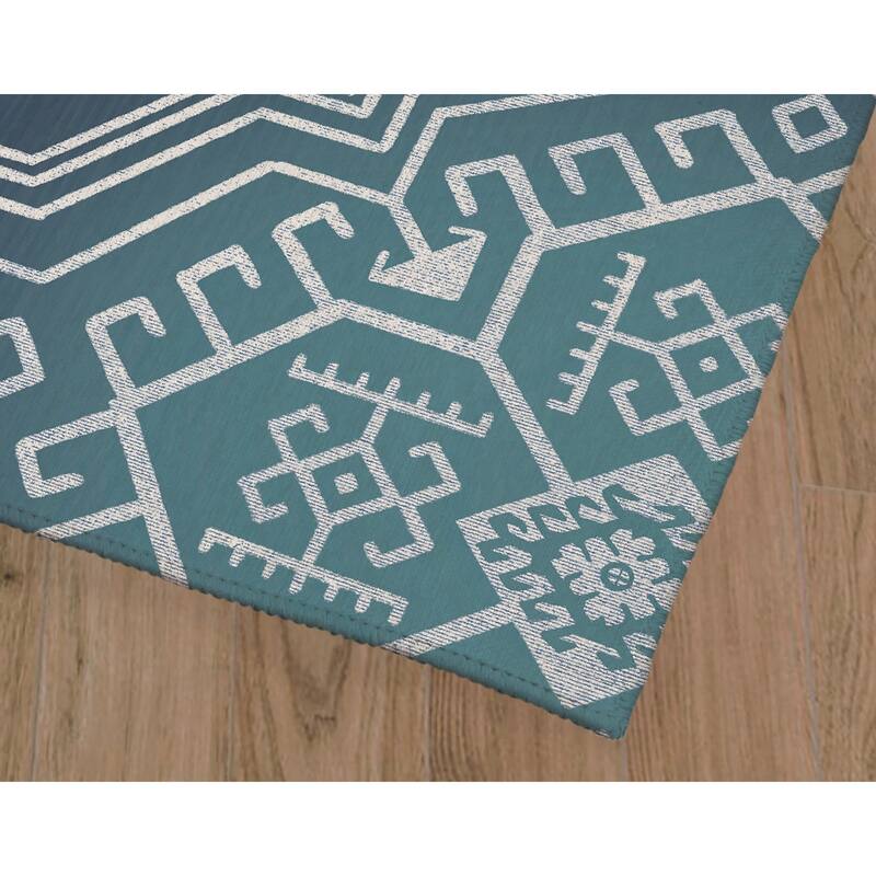 EMEK BLUE Kitchen Mat By Kavka Designs Bed Bath & Beyond 32679098