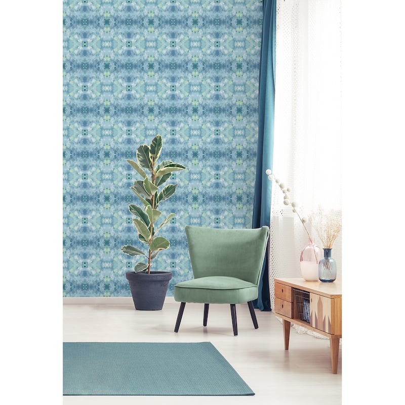Daisy Bennett Designs Kaleidoscope Nonwoven Unpasted Wallpaper