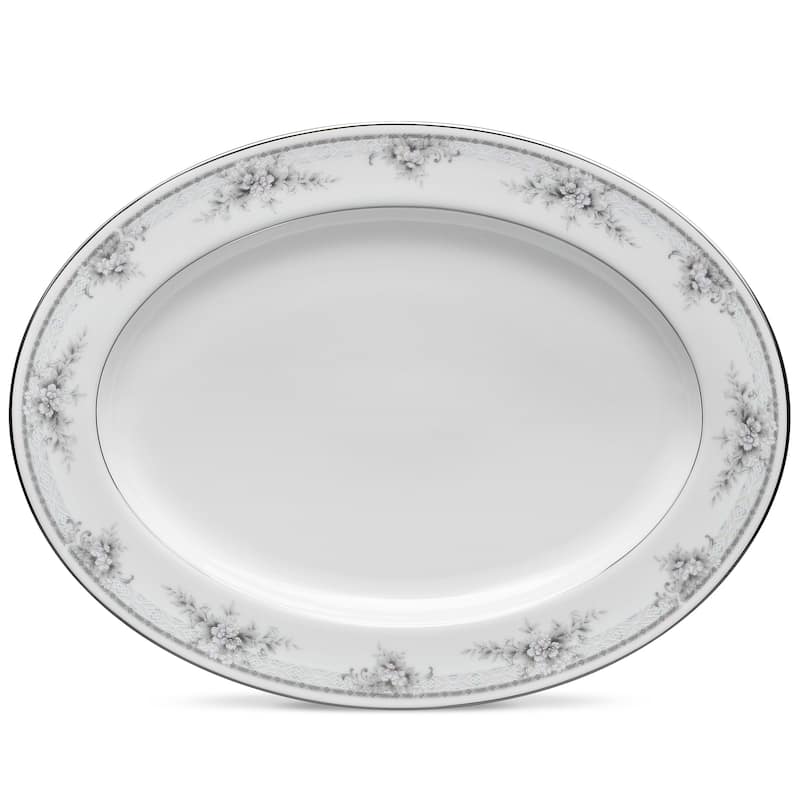 Noritake Sweet Leilani Oval Platter, 14"
