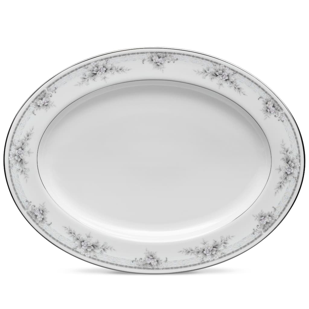 Noritake Sweet Leilani Oval Platter, 14"