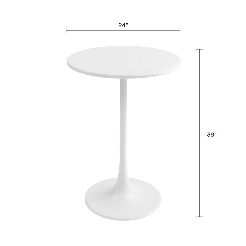 Kurv 3-Piece Counter Height Bistro Set, Weather Resistant, Indoor/Outdoor