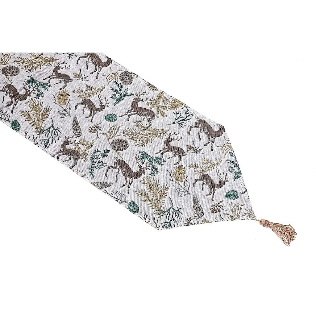 Tapestry Table Runner (Winter Time) (54")