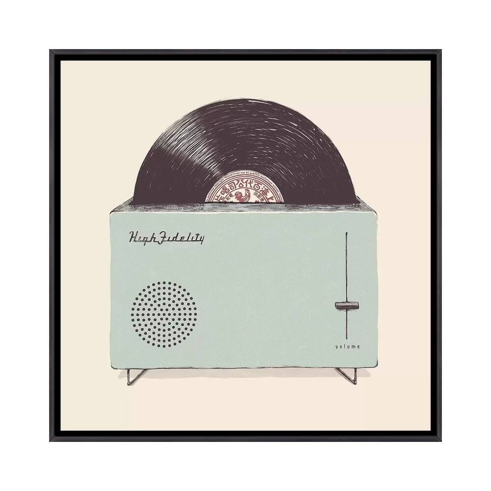 iCanvas "High Fidelity" by Florent Bodart Framed