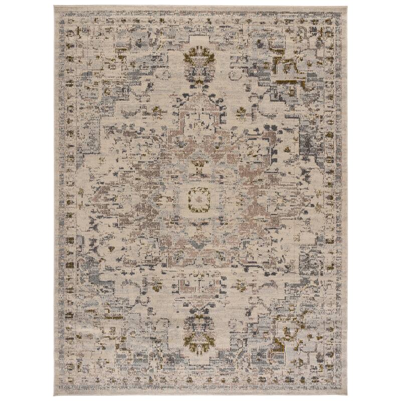 SAFAVIEH Madison Katelijne Boho Medallion Distressed Area Rug