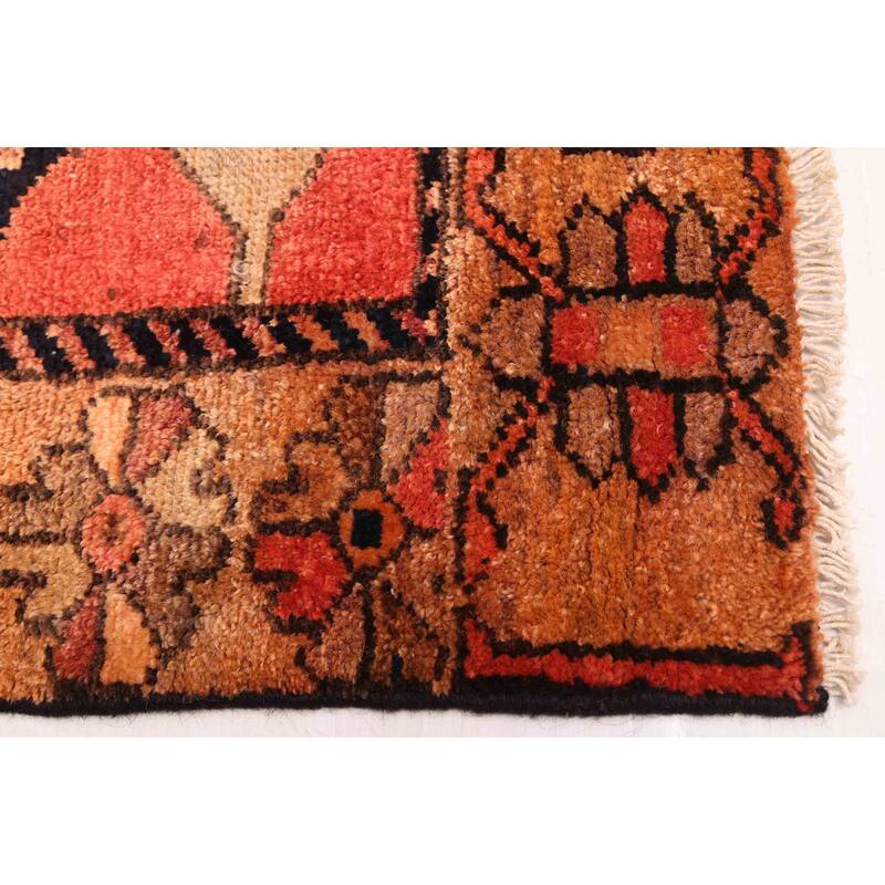 ECARPETGALLERY Hand-knotted Antalya Vintage Copper Wool Rug - 4'2 x 8'0