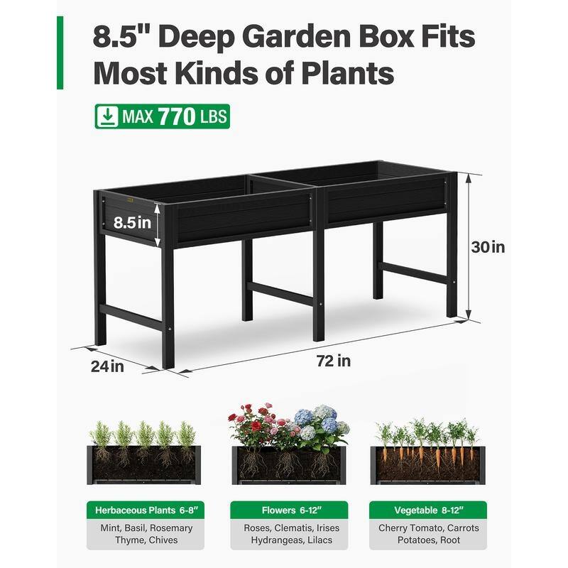 WINSOON Raised Garden Bed