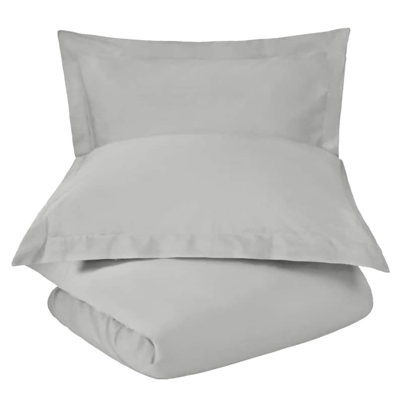 Superior 600 Thread Count Cotton Blend Duvet Cover Set