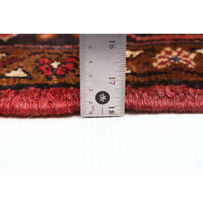 ECARPETGALLERY Hand-knotted Sarabi Dark Copper Wool Rug - 7'11 x 10'10