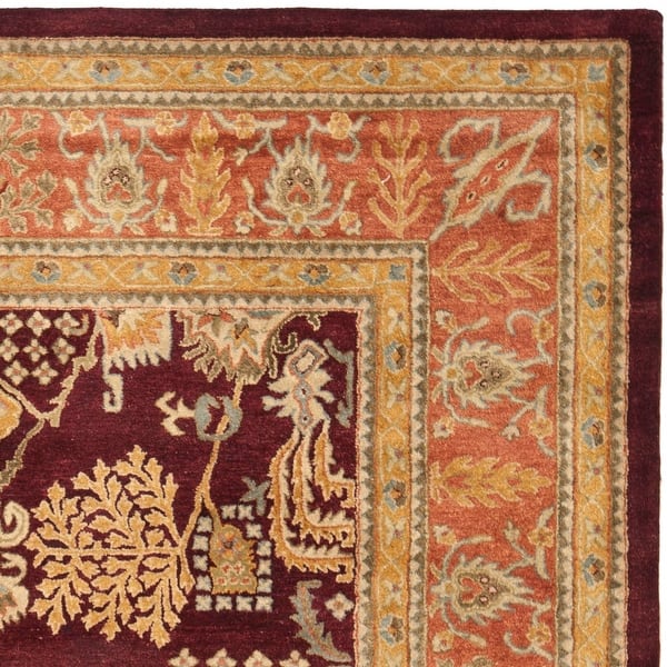 Shop Safavieh Handmade Bergama Alexina Oriental Hand Spun Wool Rug Overstock 6551285