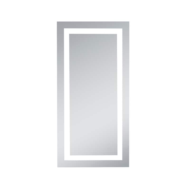 LED Hardwired Mirror Rectangle W20"H40" Dimmable 5000K - Rectangle LED Electric Mirror (20x40)