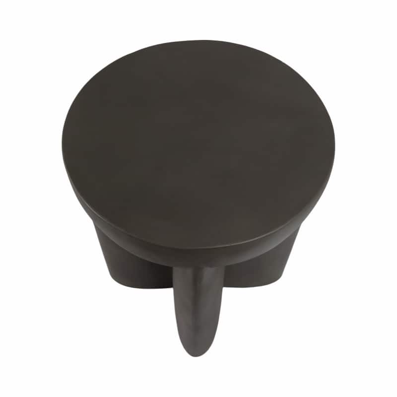 Pottery Contemporary Accent Table with Geometric Base and Clean Lines - 14" x 14" x 19"