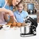 preview thumbnail 9 of 36, 3.2Qt Stand Mixer, 6-Speed Lightweight Kitchen Mixer with Whisk, Hook