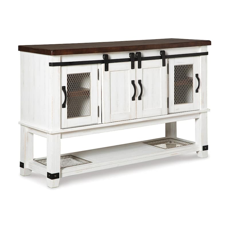Signature Design By Ashley Valebeck White Dining Room Server - White