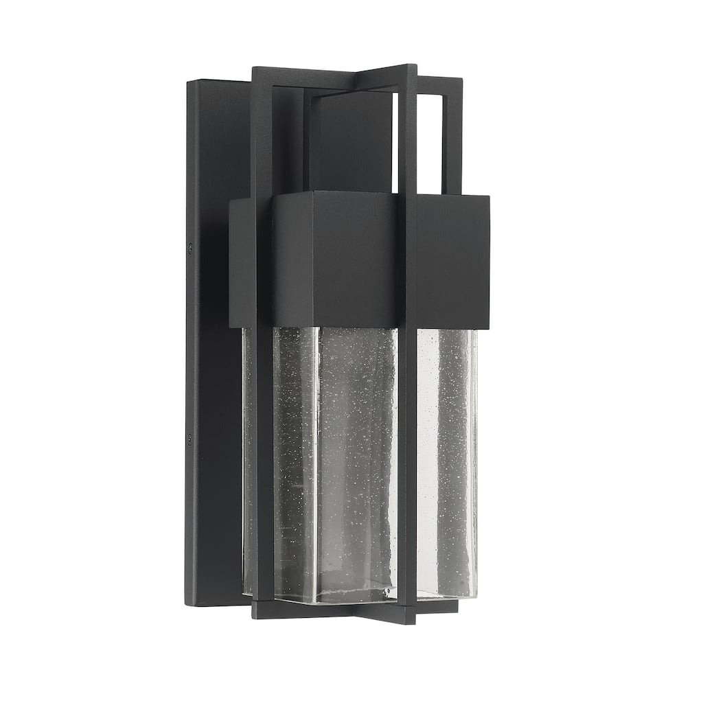Kingler LED Outdoor Wall Sconce Powder Coated Black - Powder Coated Black