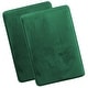 preview thumbnail 94 of 153, Empyrean Ultra Soft Plush Bathroom Rug - Non-Slip, Velvet, Memory Foam Bath Mat - Set of 2 Set of 2 (20x32) - Hunter Green