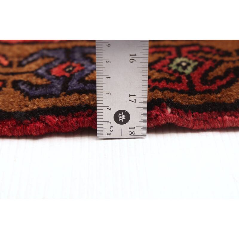 ECARPETGALLERY Hand-knotted Sarabi Dark Red Wool Rug - 10'4 x 12'9