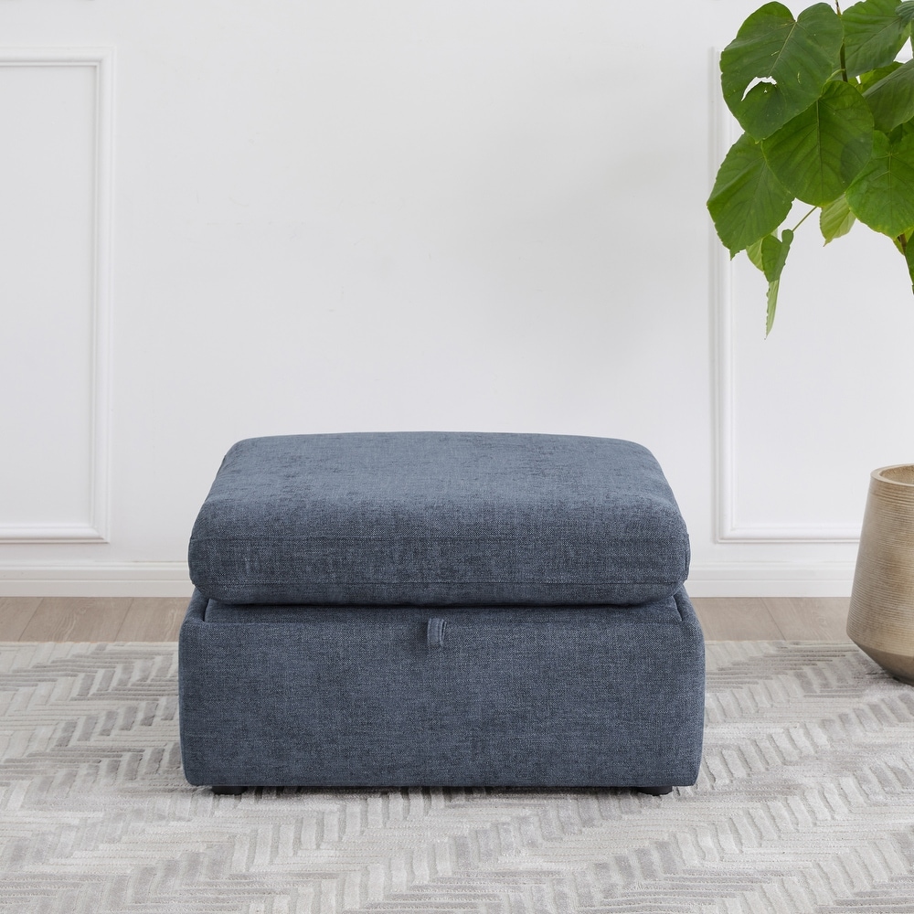 Cosmoliving by cosmopolitan diego storage ottoman with flip top tray deals