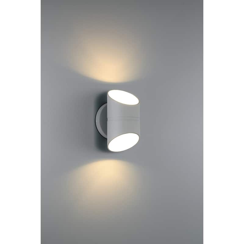 Marino Short Bi-Directional Outdoor LED Wall Mount Light