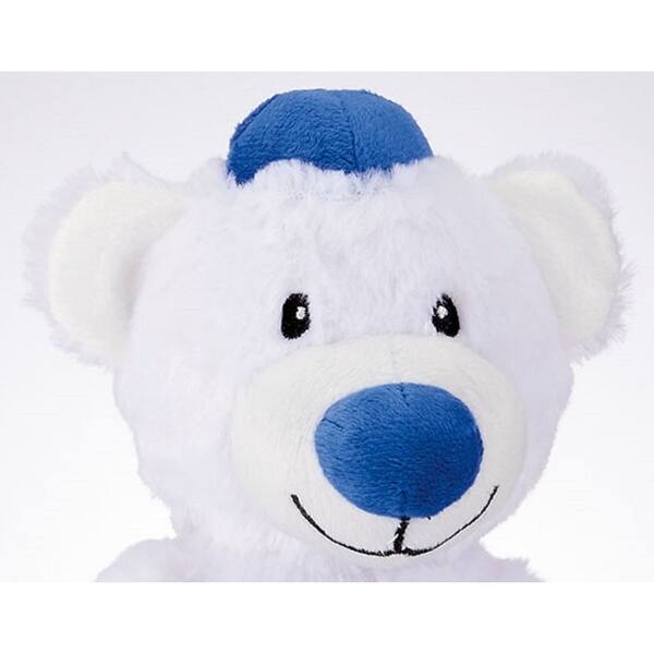 Shop Black Friday Deals On 8 5 Blue And White Happy Chanukah Plush Hanukkah Dog Toy Overstock 30263042