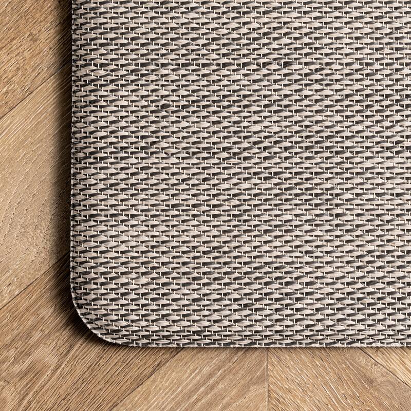 Nuloom Casual Braided Anti Fatigue Kitchen or Laundry Room Comfort Mat