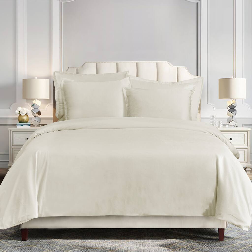 HiEnd Accents Velvet Flanged Euro Sham, 27"x27"