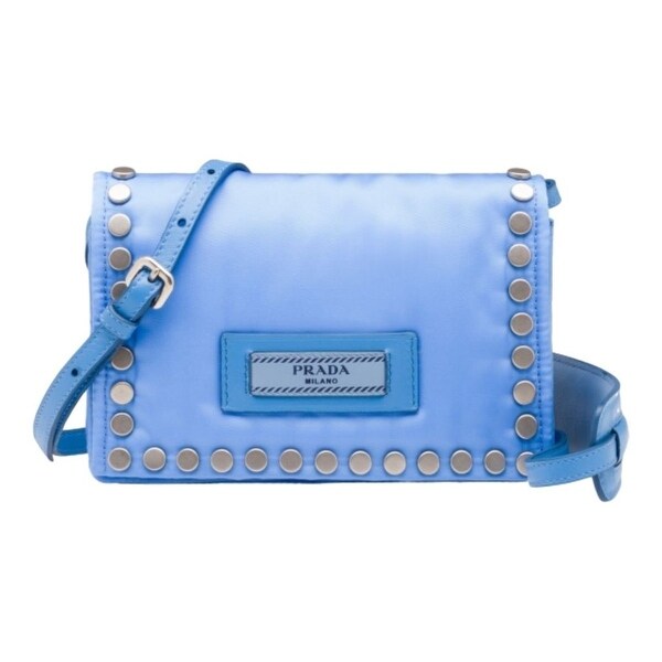 baby blue prada bag