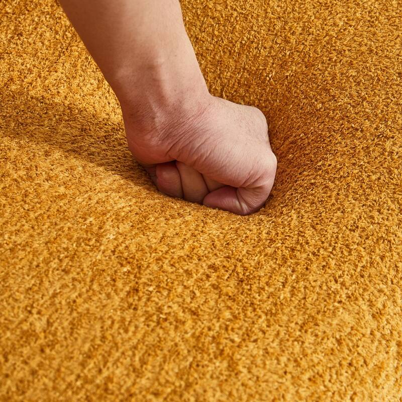 Comfortable and Space-Saving Single Foam Compression Sofa Chair with Footrest + Pillow