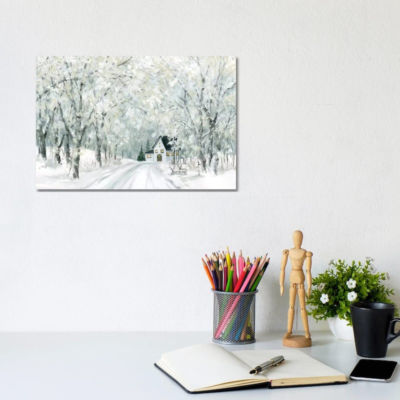 iCanvas "Christmas Lane" by Carol Robinson Canvas Print - 8x12x0.75