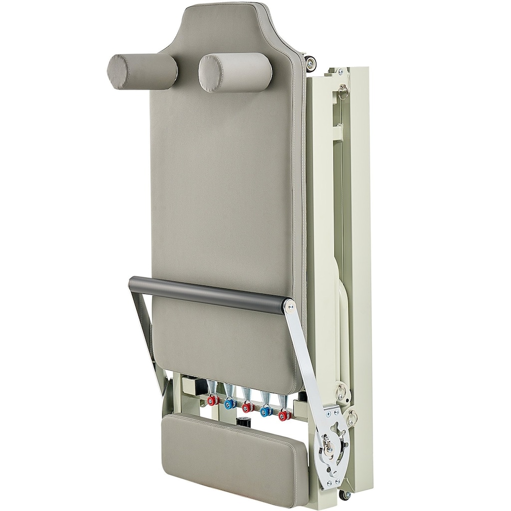 Foldable Pilates Reformer Machine with Spring Resistance Core Trainer for Home Fitness Studio - 82” x 22” x 29”