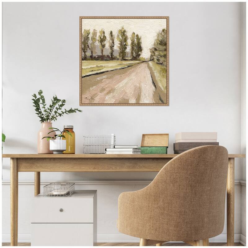 Kate and Laurel Petit View No 9 by Mackenzie Nelson Framed Canvas Wall Art Print