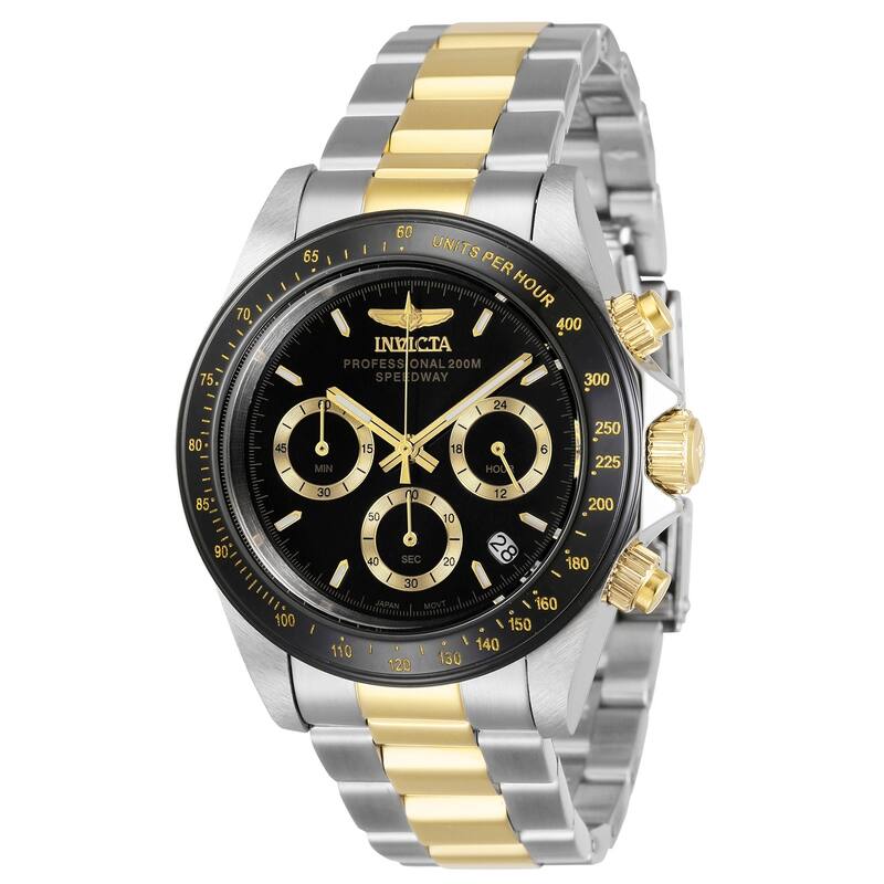 Invicta Men's 36743 Speedway Quartz Chronograph Black Dial Watch