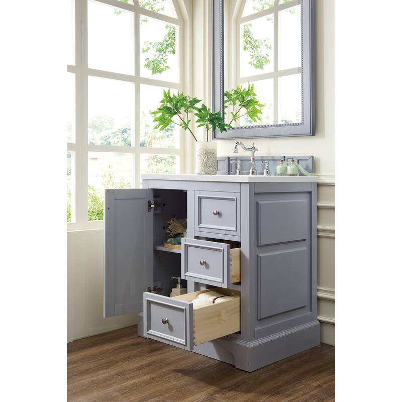 James Martin Vanities 825-V30-3WZ De Soto 30" Free Standing Single